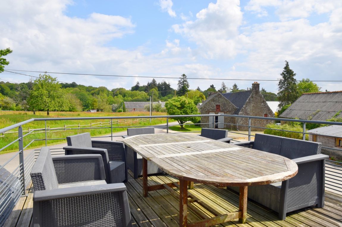 Terrasse du gîte